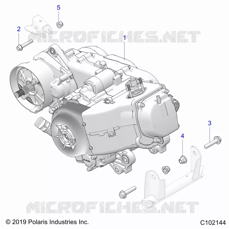 MOTOR, MOTOR AND TRANSMSSION MOUNTING