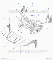 CAPUCHA, LINER, FRONT FENDERS, A PILLARS