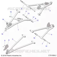 SUSPENSIÃ“N DELANTERA CONTROL ARMS