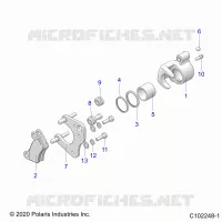 BRAKES, BRAKE PINZA FRENO DELANTERA