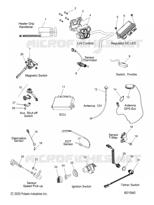 ELECTRICA, SWITCHES, SENSORS AND COMPONENTS