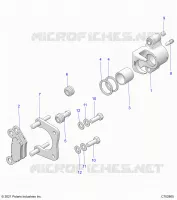 BRAKES, PINZA TRASERA