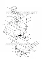 MONTAJE DEL DEPÓSITO DE COMBUSTIBLE Scrambler W957840 (4927252725A012)