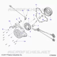 ENGINE, STATOR AND FLYRUEDA