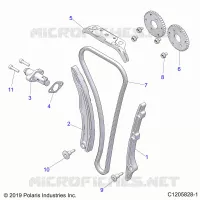 LA CADENA DE LEVAS AND TENSIONER