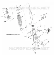 SUSPENSION, PUNTAL DELANTERO