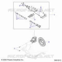 BRAKES, PINZA FRENO TRASEIRA
