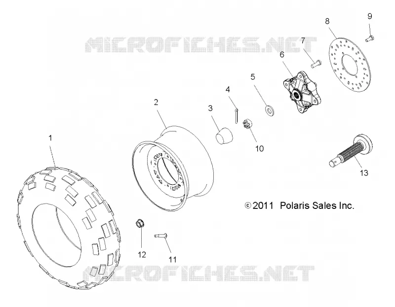 RUEDAS, FRONT TIRE and FRENO DISC