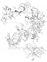 CHASIS AND ASIENTO Trail Deluxe Updated 2/90 (4916831683003A)