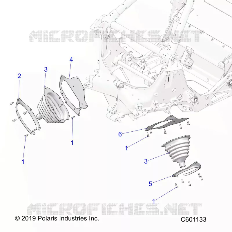 CHASIS, TIE ROD BOOT ASM.