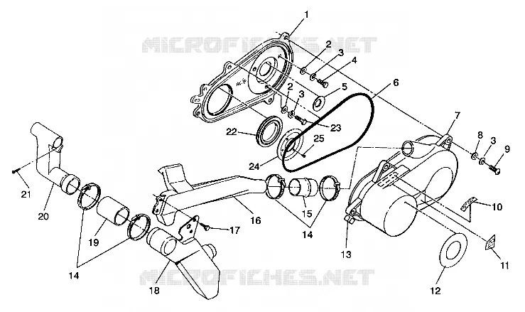 tapa del embrague ASSEMBLY Trail Boss W938527 (4924072407021A)