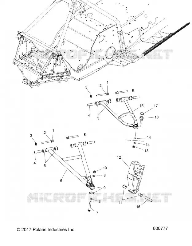 SUSPENSIÃ“N DELANTERA, CONTROL ARMS AND SPINDLE