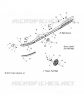 SUSPENSION, montaje en carril (144 Inch)
