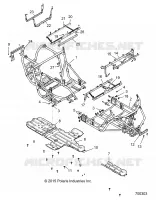 CHASSIS, MARCO PRINCIPAL AND SKID PLATES