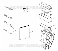 KIT DE HERRAMIENTA 500 0972764,  EUROPEAN 500 E972764,  500 SKS 0972564, EUROPEAN 500 (4938393839C013)
