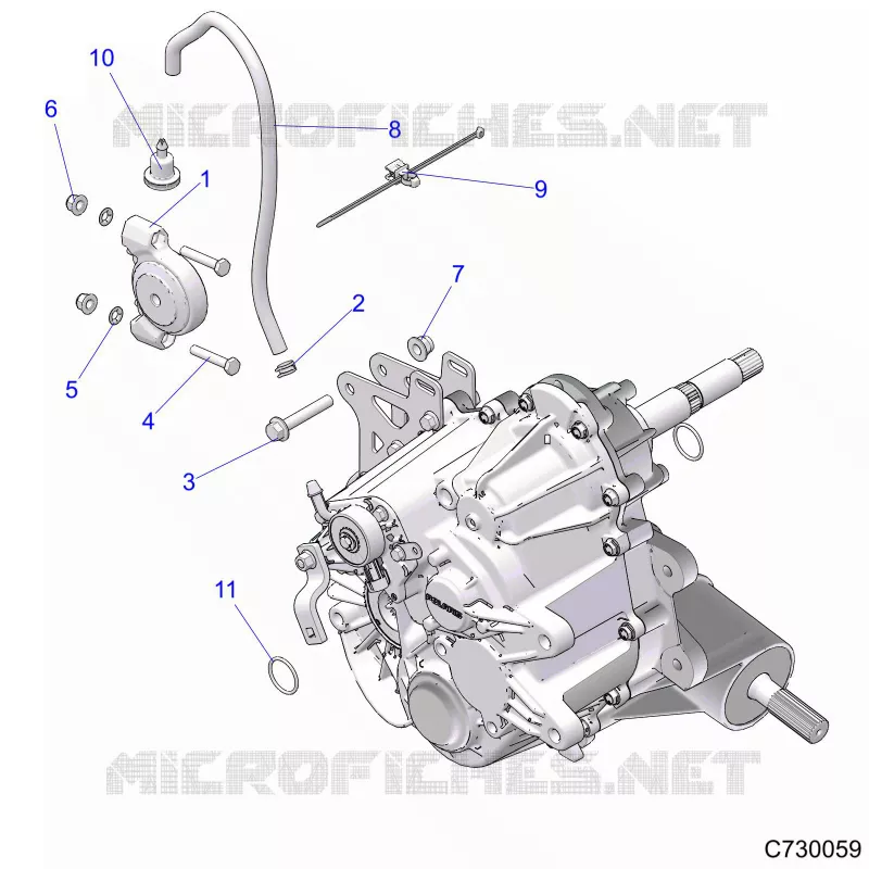 TREN, MAIN GEARCASE MOUNTING
