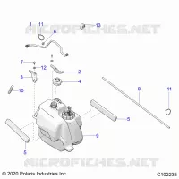 SISTEMA DE COMBUSTIBLE, FUEL TANK ASM.