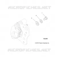 FRENO FRONTAL CALIPER MOUNTING