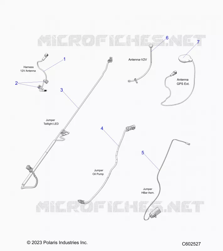 ELECTRICA, JUMPER WIRES/ANTENNAS/HARNESS