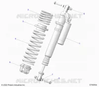 SUSPENSION, CHOQUE FRONTAL MOUNTING, STANDARD/PREMIUM