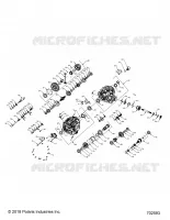 DRIVE TRAIN, PRINCIPAL GEARCASE INTERNALS