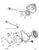 ENGINE, STATOR AND VOLANTE