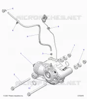 TREN, FRONT GEARCASE MOUNTING