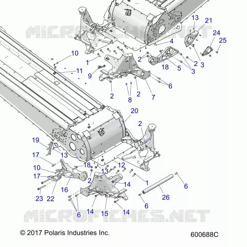 CHASSIS, BULKHEAD ASM.