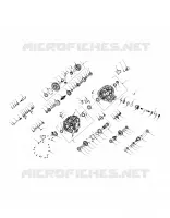 DRIVE TRAIN, PRINCIPAL GEARCASE INTERNALS