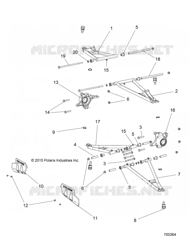 SUSPENSION DELANTERA CONTROL ARMS