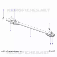 TREN, FRONT PROP SHAFT
