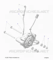 TREN, FRONT GEARCASE MOUNTING