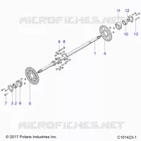 SUSPENSION TRASERA AXLE