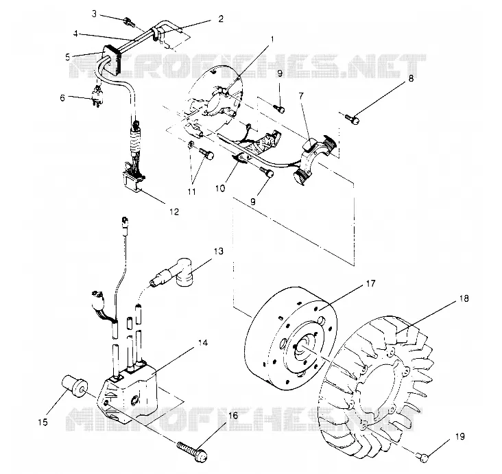 MAGNETO ASSEMBLY SUPER SPORT 0950743 (4928882888C011)