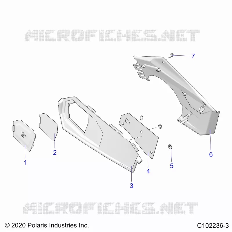 BODY, CLOSE OFF PANEL and ACCESS PANEL