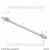TREN, PROP SHAFT, FRONT