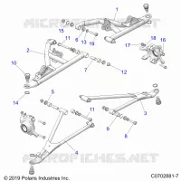 SUSPENSIÃ“N DELANTERA CONTROL ARMS