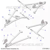 SUSPENSIÃ“N DELANTERA CONTROL ARMS