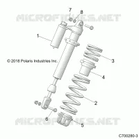 SUSPENSION, CHOQUE FRONTAL MOUNTING