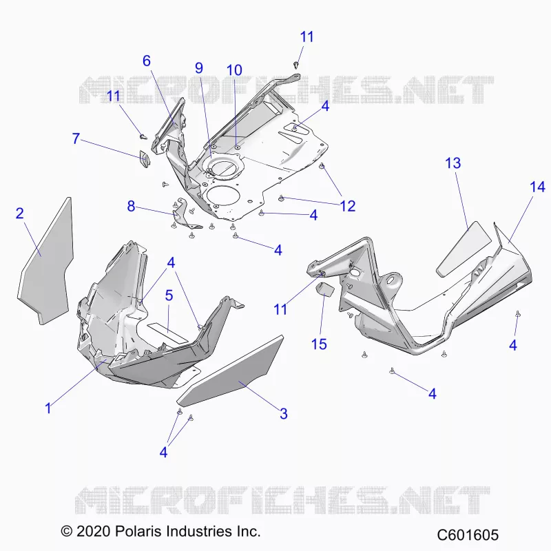 NOSEPAN ASM./FENDERS