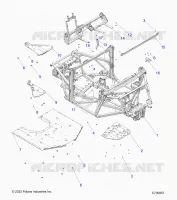 CHASSIS, MAIN FRAME AND ESQUÃD PLATES