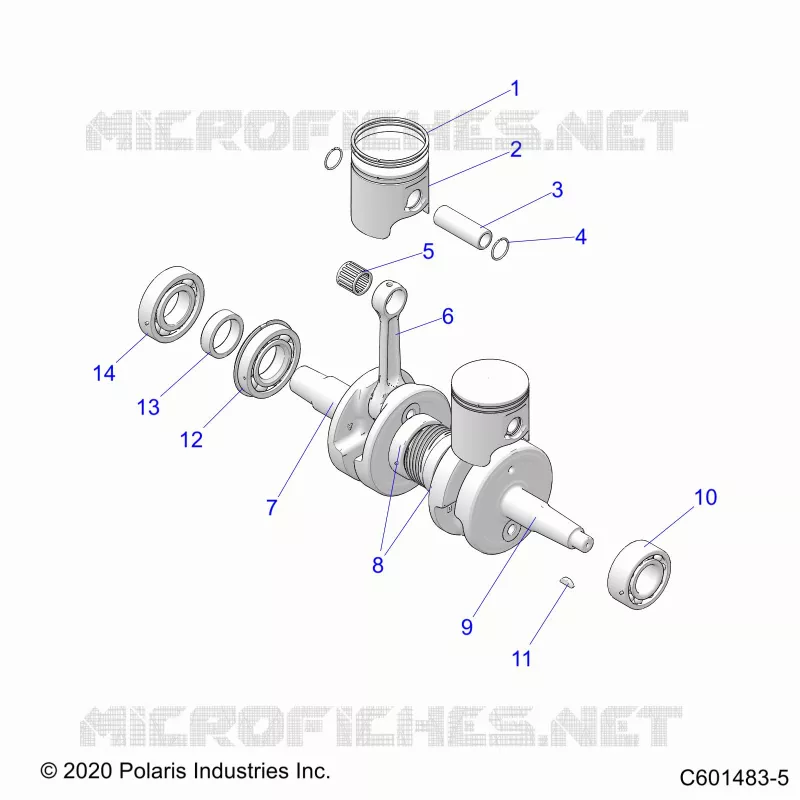 ENGINE, PISTON AND CIGUEÑAL