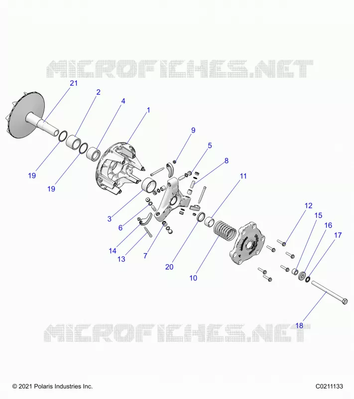 TREN, PRIMARY CLUTCH
