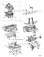 ENGINE, CRANKCASE AND CIGUEÑAL