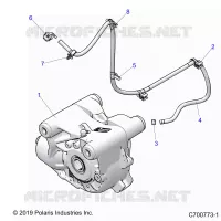 TREN, FRONT GEARCASE MOUNTING