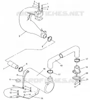 SISTEMA DE ESCAPE SL 650 STD B954358 (4932923292B004)