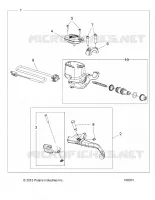FRENO FRONTAL BRAKE LEVER AND MASTER CYLINDER