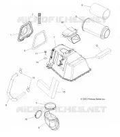 MOTOR, TOMA DE AIRE (BUILT 10/23/10 AND AFTER)