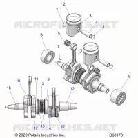 ENGINE, PISTON AND CIGUEÑAL