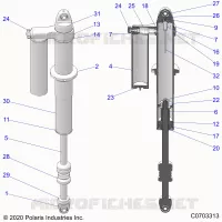 SUSPENSION TRASERA SHOCK INTERNALS